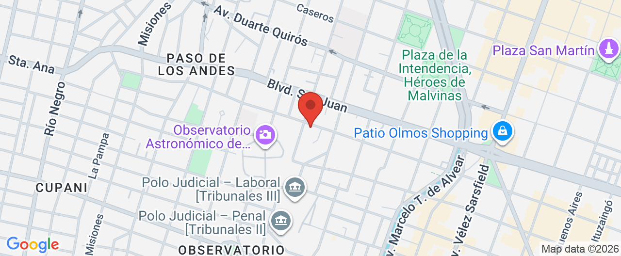Mapa de la ubicación