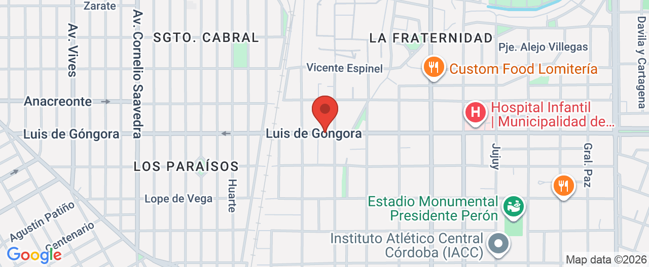 Mapa de la ubicación