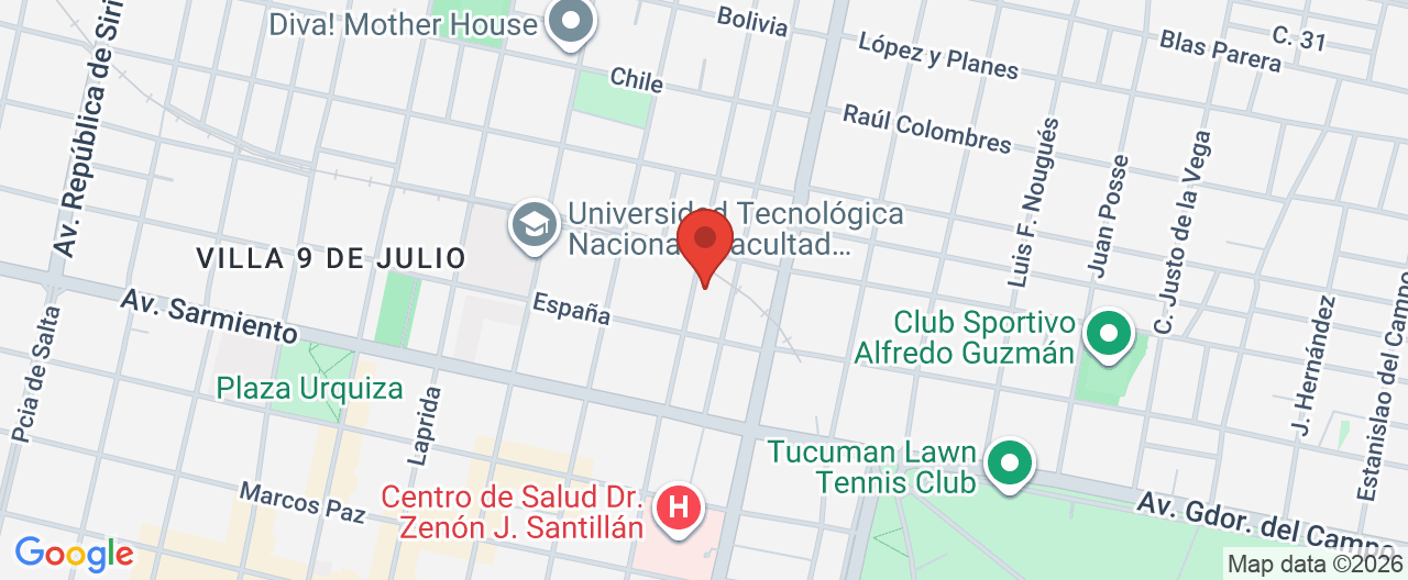 Mapa de la ubicación