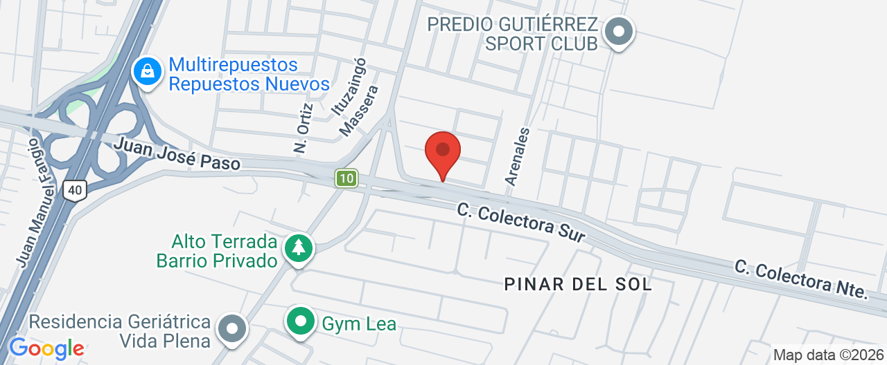 Mapa de la ubicación