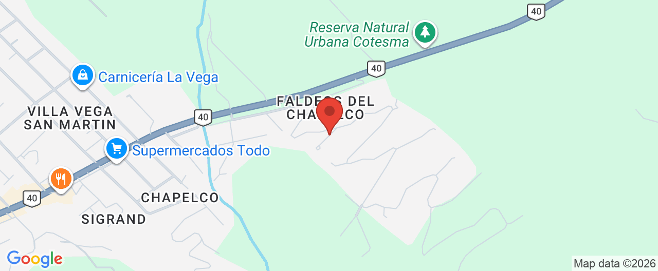 Mapa de la ubicación