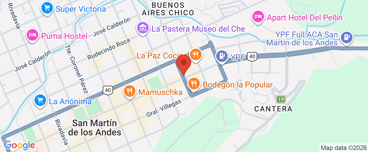 Mapa de la ubicación