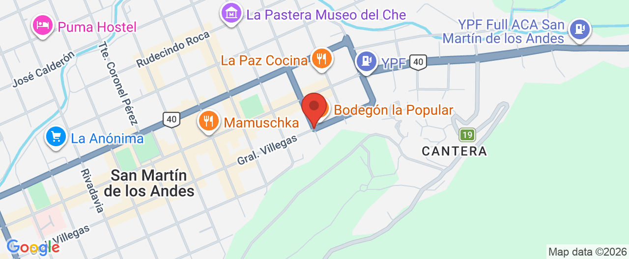 Mapa de la ubicación