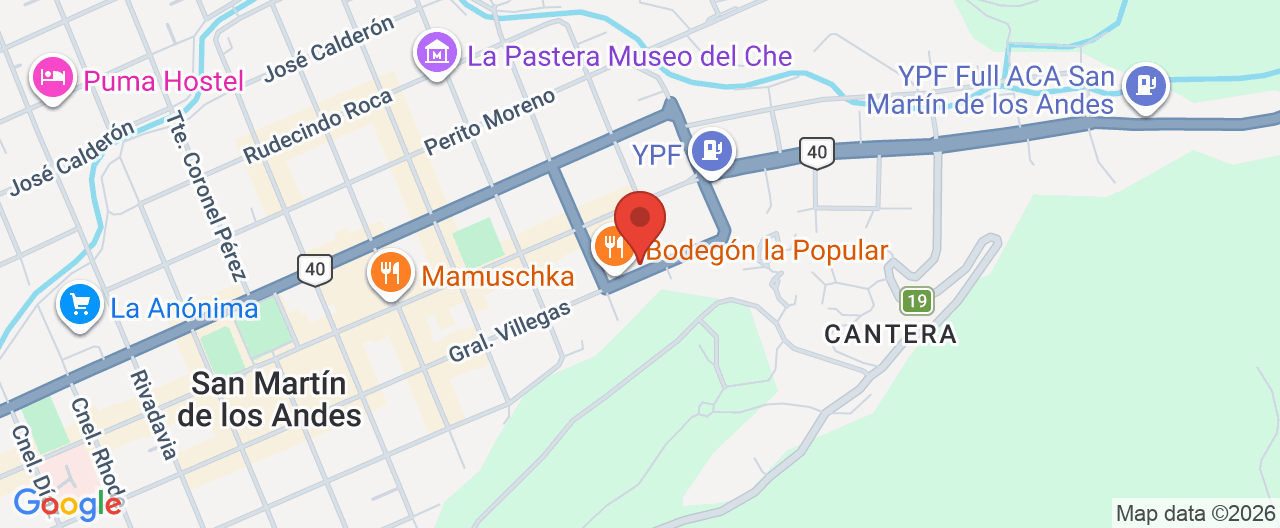 Mapa de la ubicación