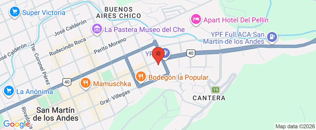 Mapa de la ubicación