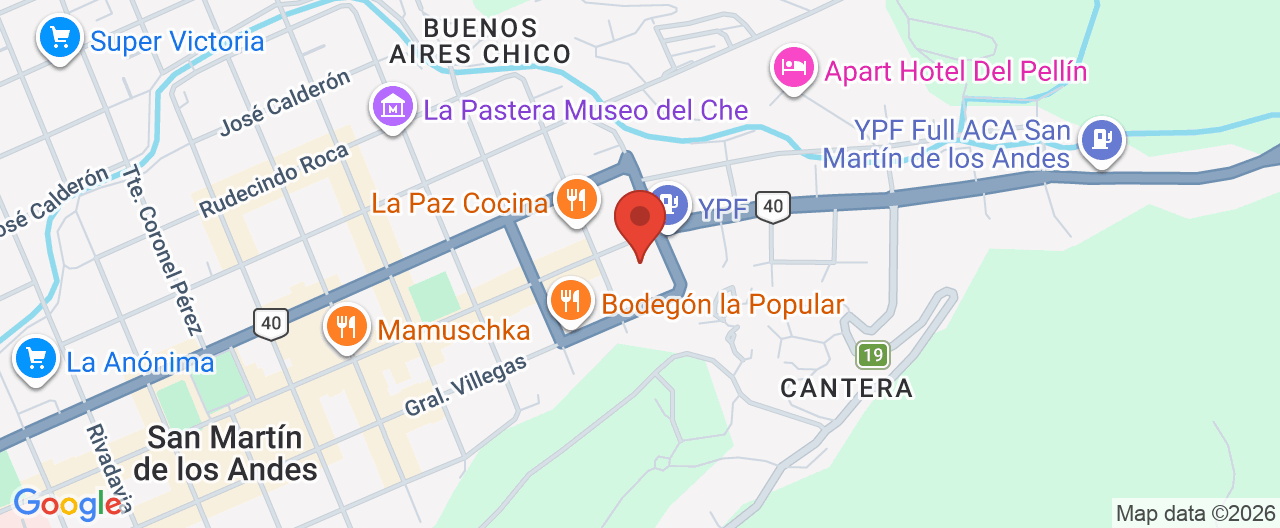 Mapa de la ubicación