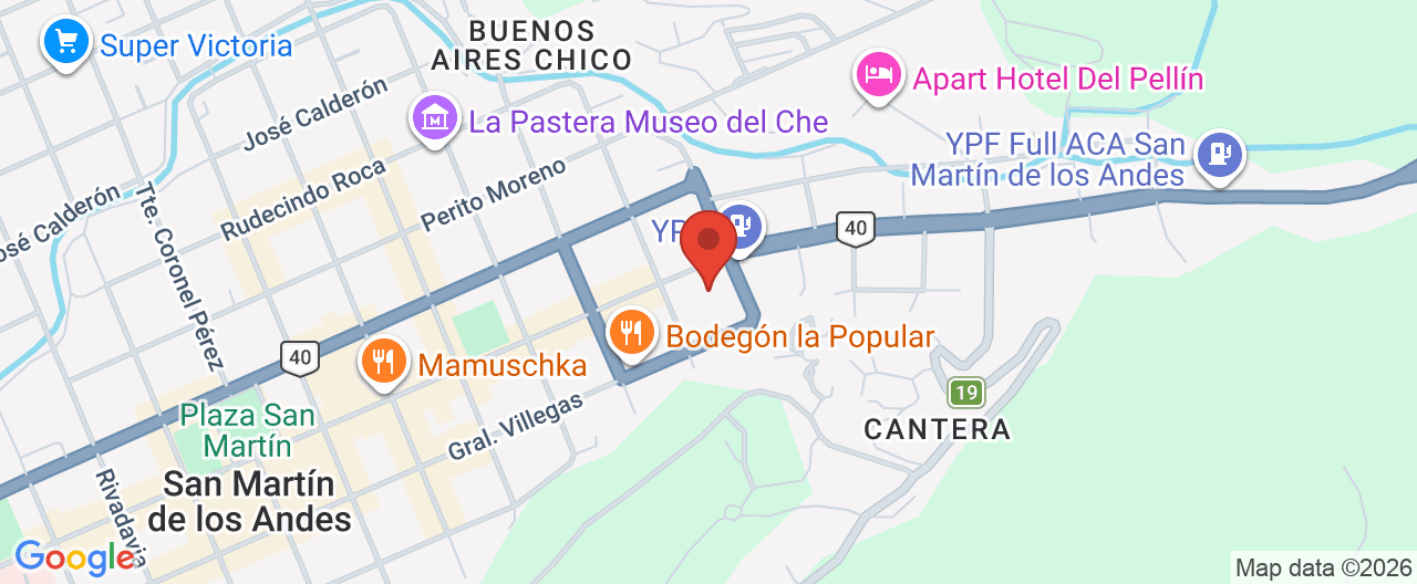 Mapa de la ubicación