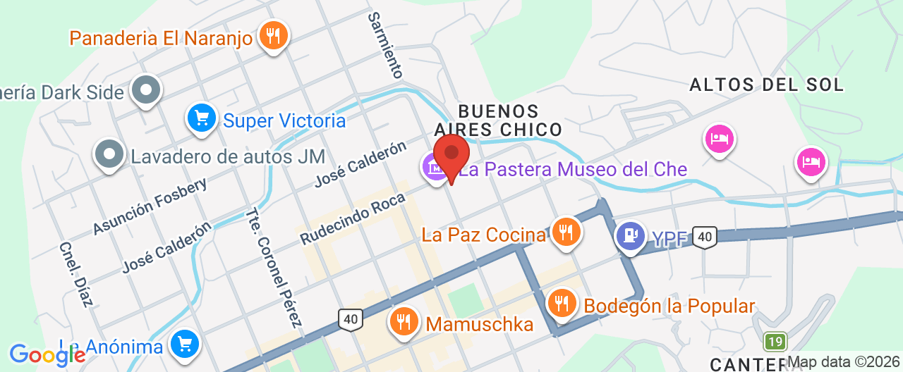 Mapa de la ubicación