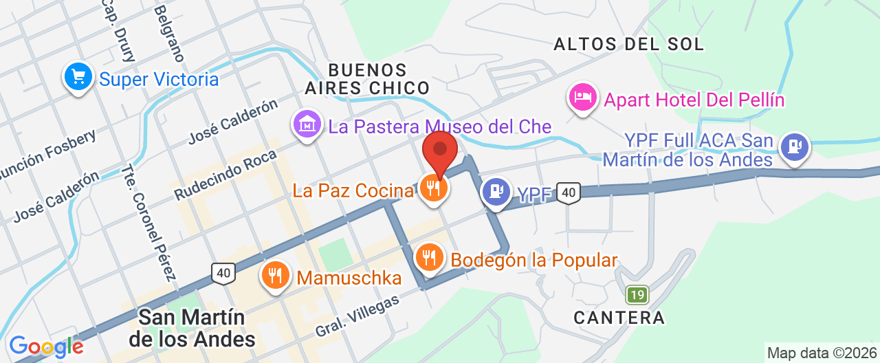 Mapa de la ubicación