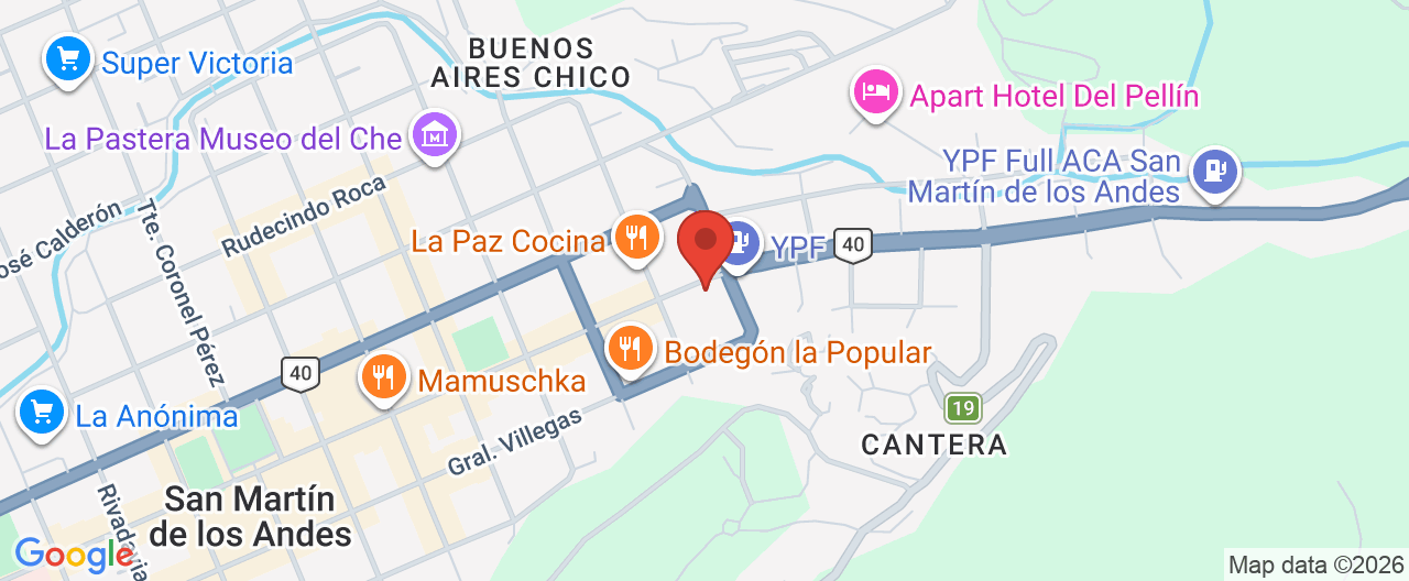 Mapa de la ubicación