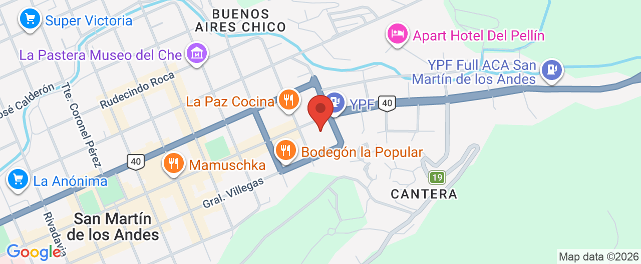 Mapa de la ubicación