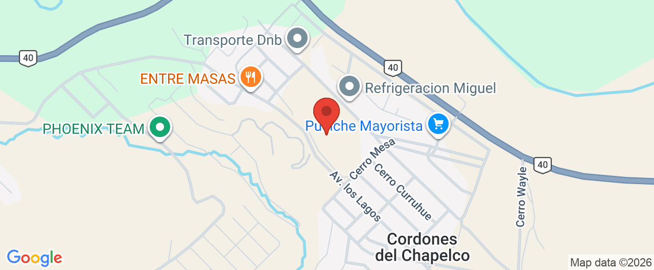 Mapa de la ubicación