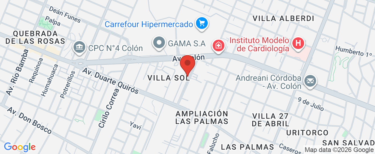 Mapa de la ubicación