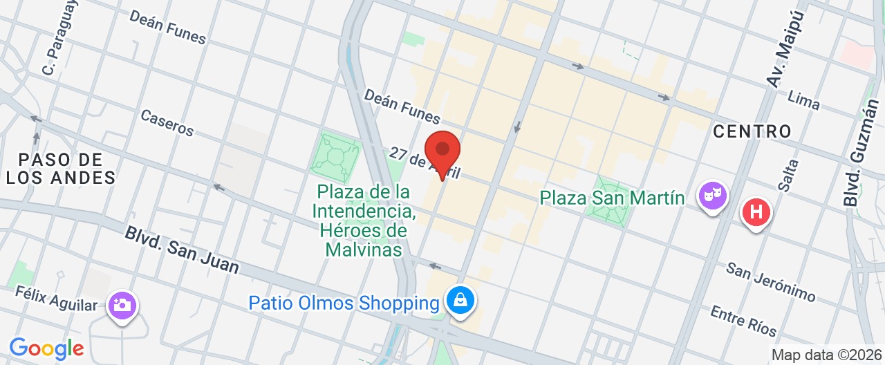 Mapa de la ubicación