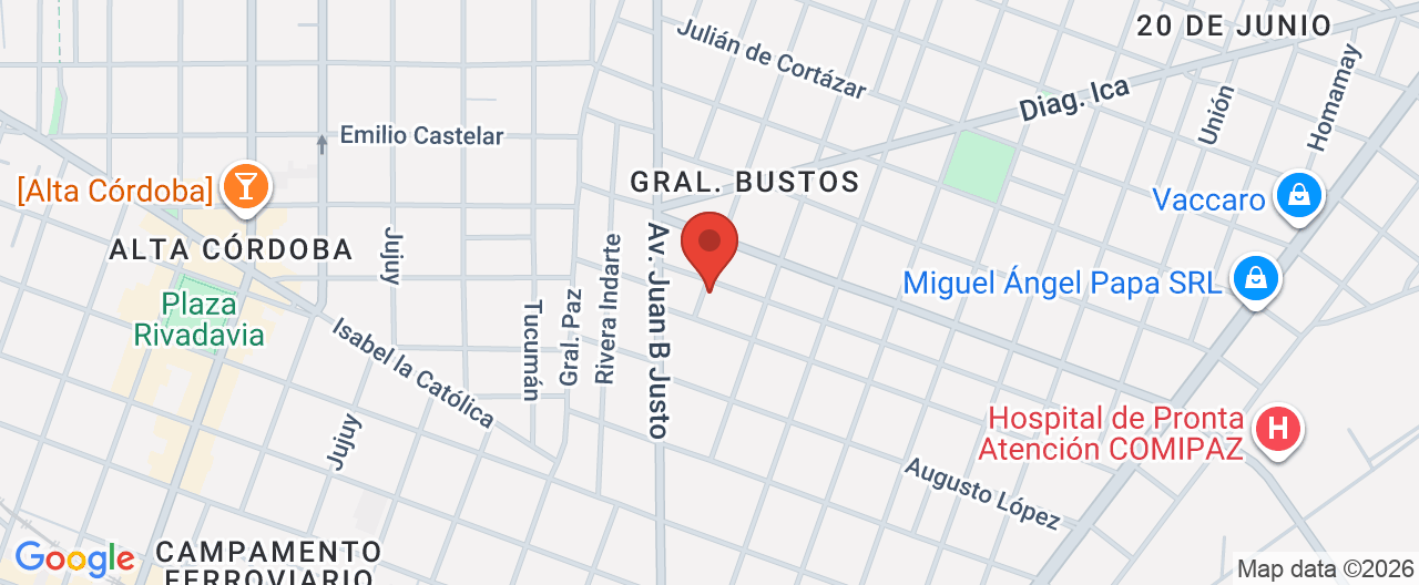 Mapa de la ubicación