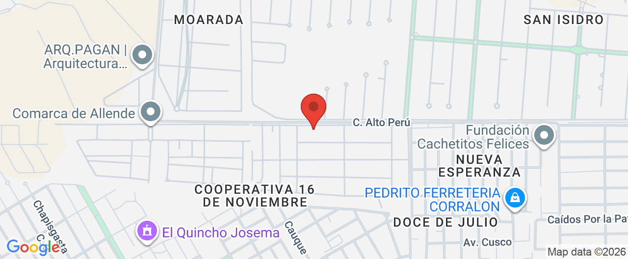 Mapa de la ubicación