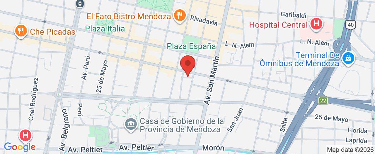 Mapa de la ubicación