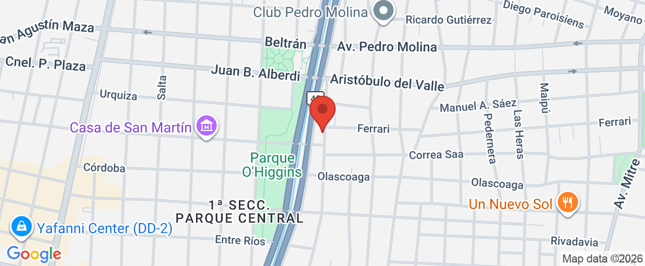 Mapa de la ubicación