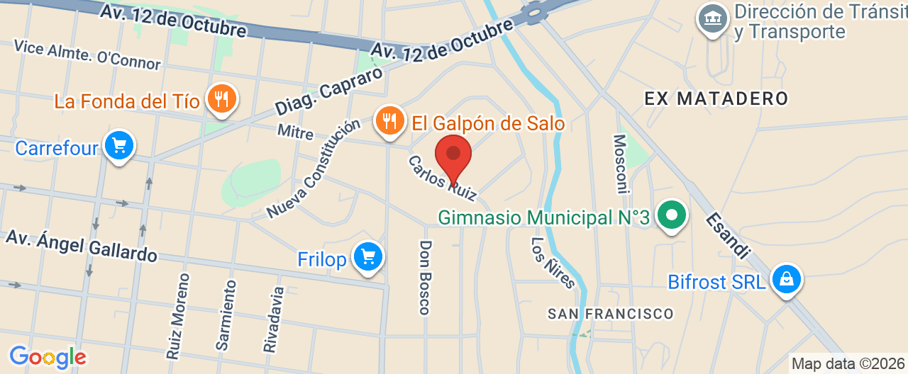 Mapa de la ubicación
