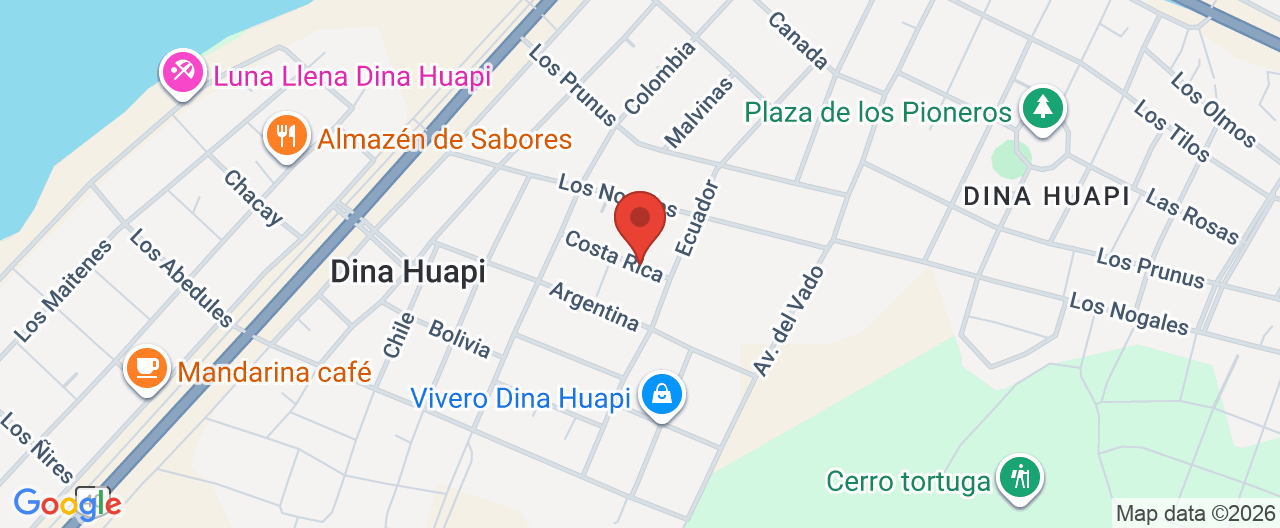 Mapa de la ubicación