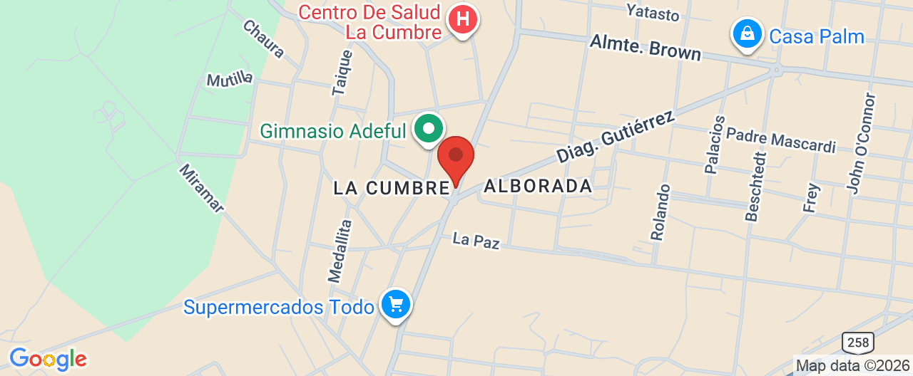 Mapa de la ubicación