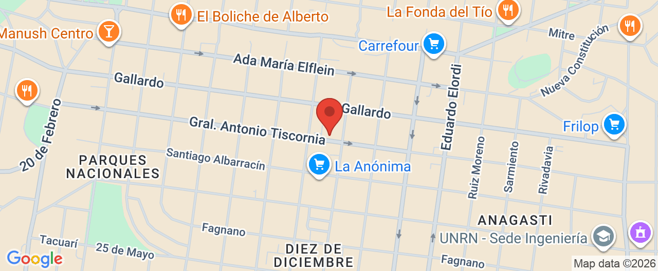 Mapa de la ubicación