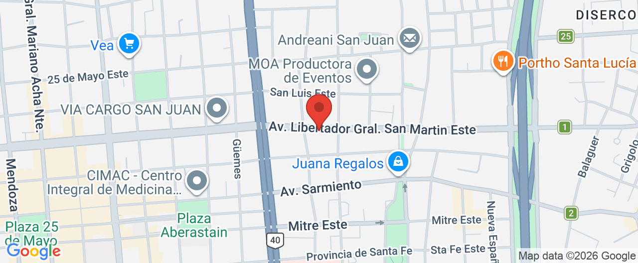 Mapa de la ubicación