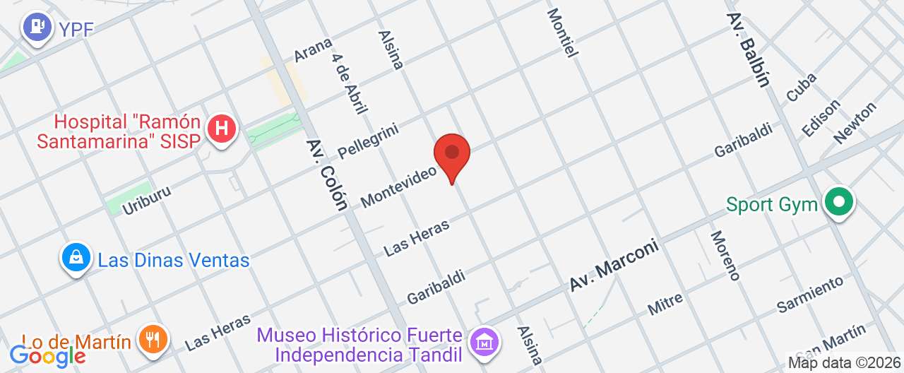 Mapa de la ubicación