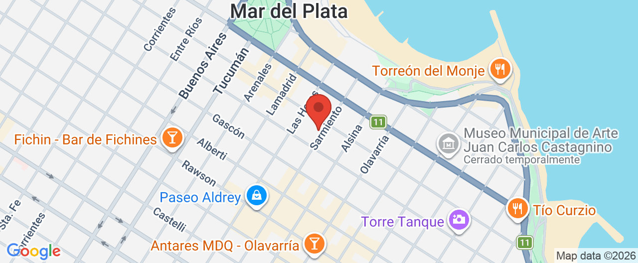 Mapa de la ubicación