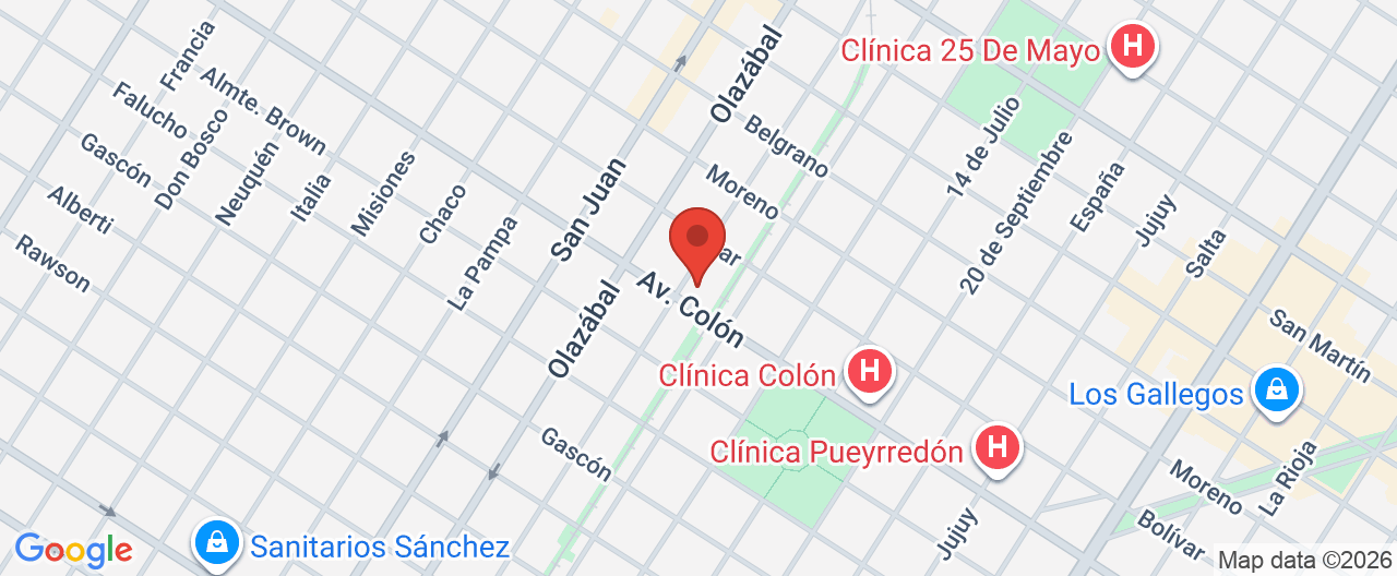 Mapa de la ubicación