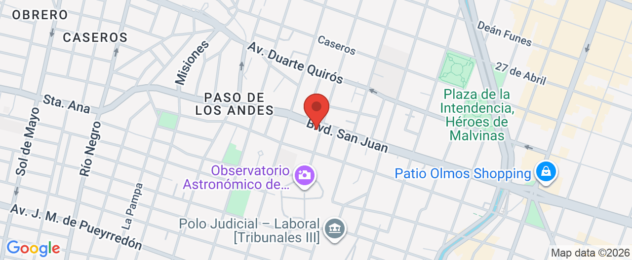 Mapa de la ubicación