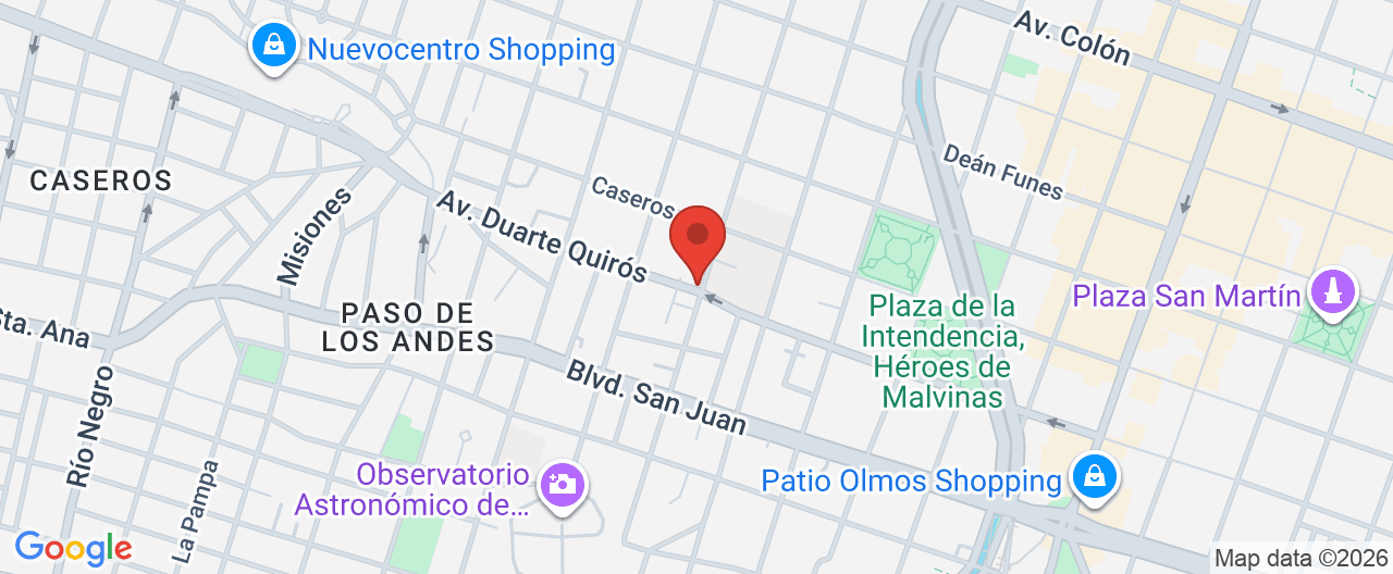 Mapa de la ubicación