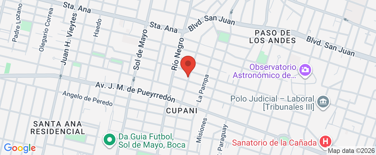 Mapa de la ubicación