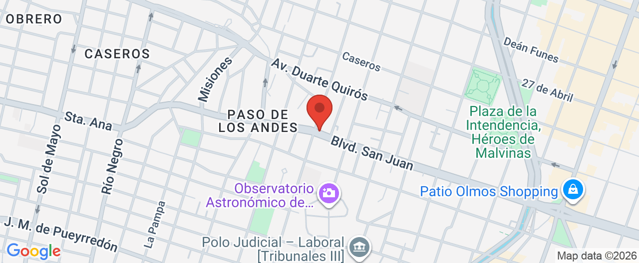 Mapa de la ubicación