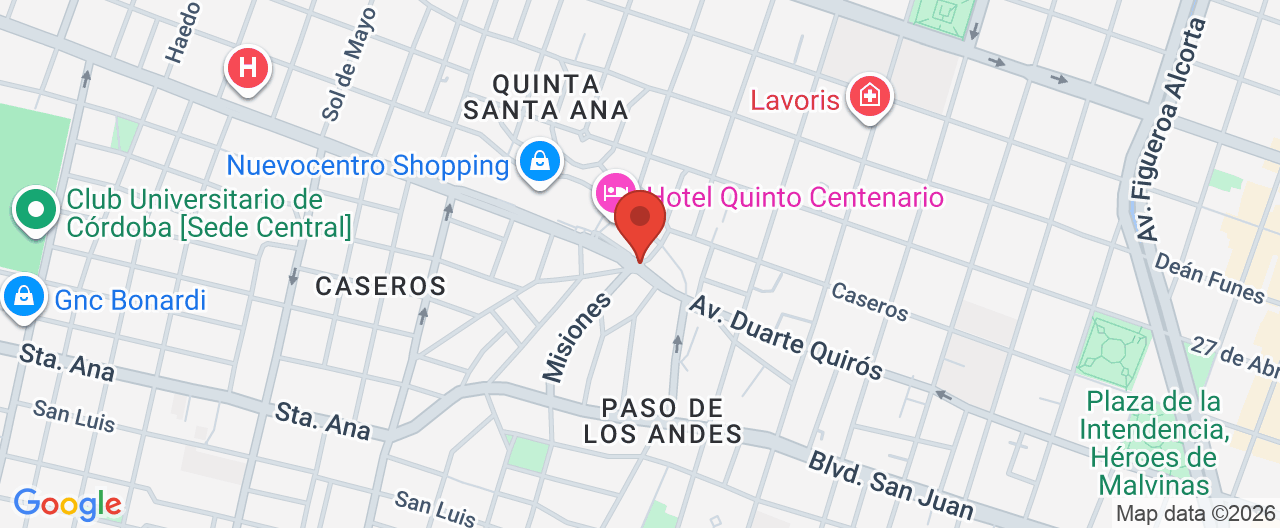 Mapa de la ubicación