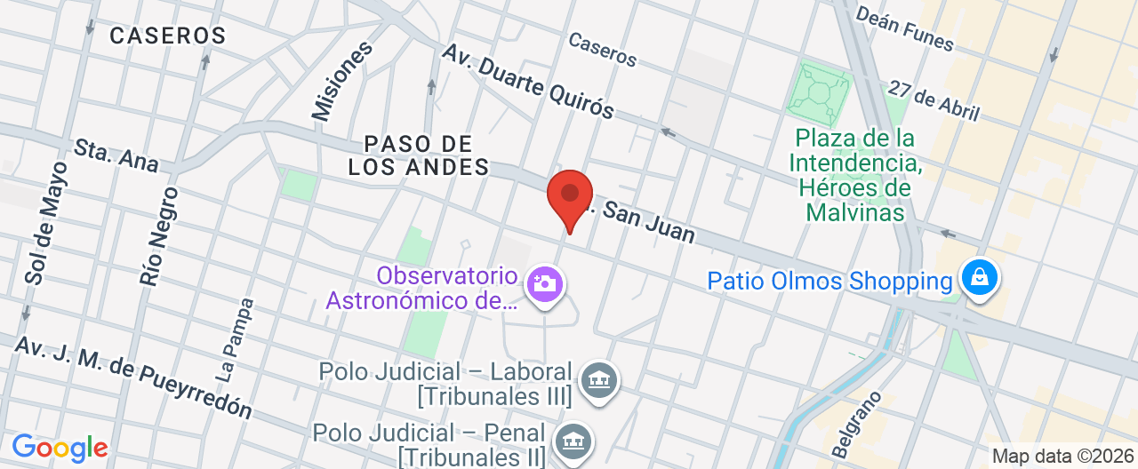 Mapa de la ubicación