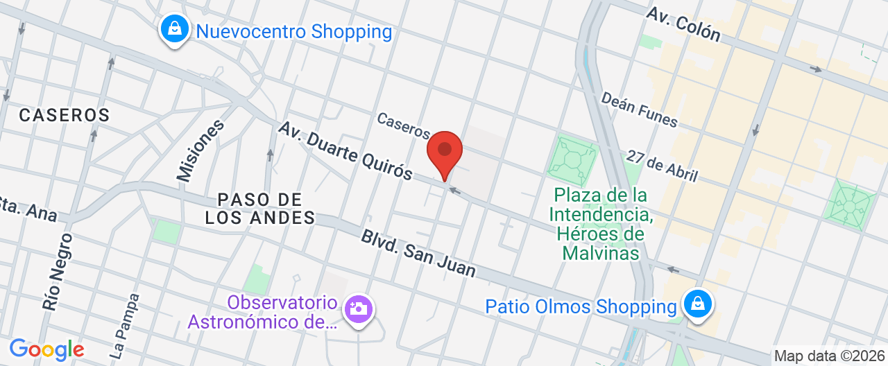 Mapa de la ubicación