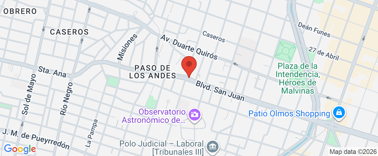 Mapa de la ubicación