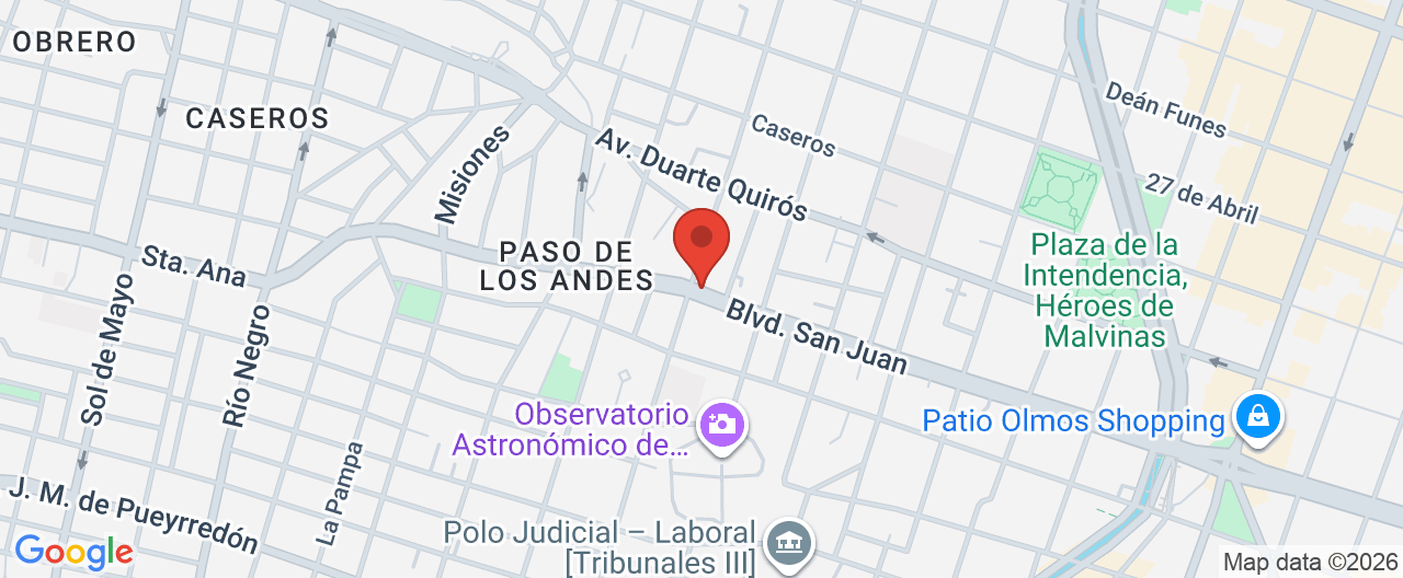 Mapa de la ubicación
