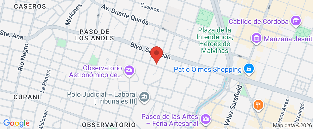 Mapa de la ubicación