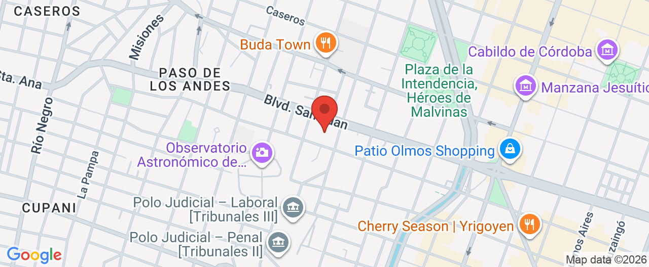 Mapa de la ubicación