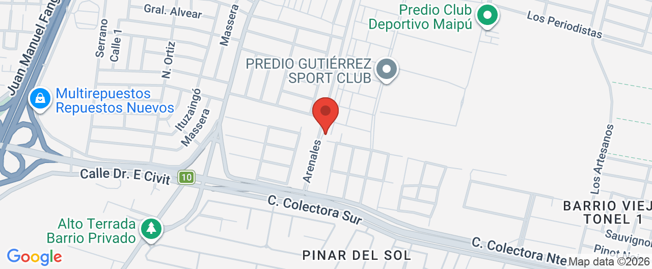 Mapa de la ubicación