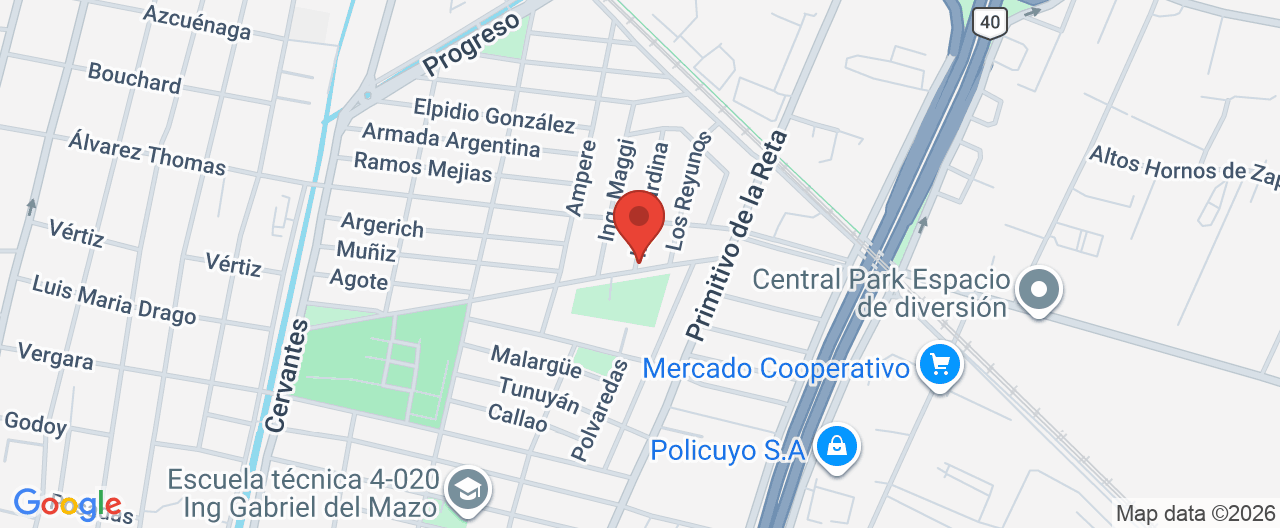 Mapa de la ubicación