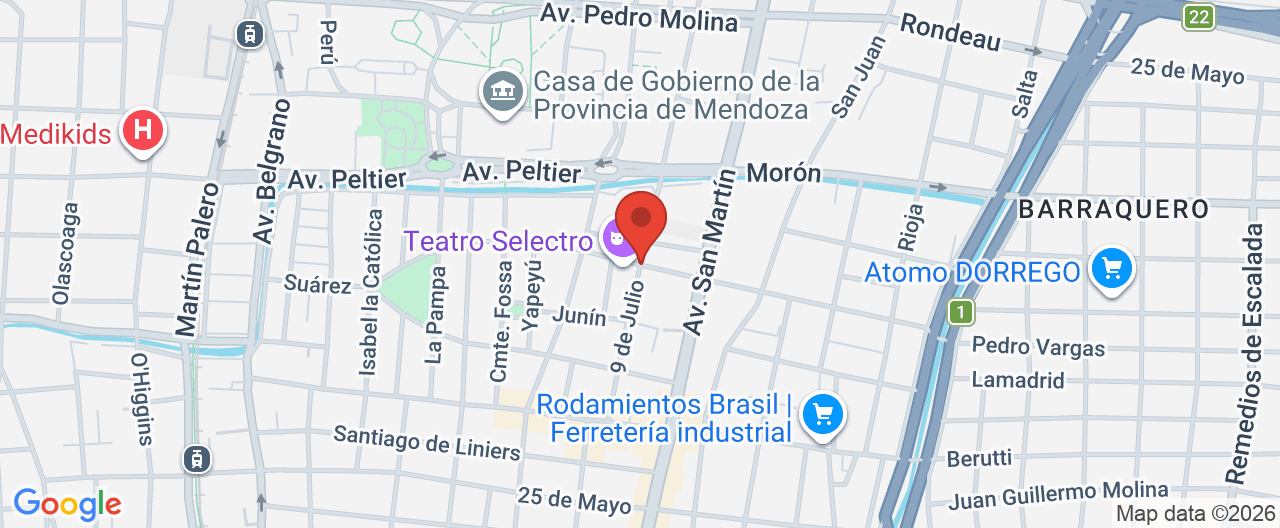 Mapa de la ubicación