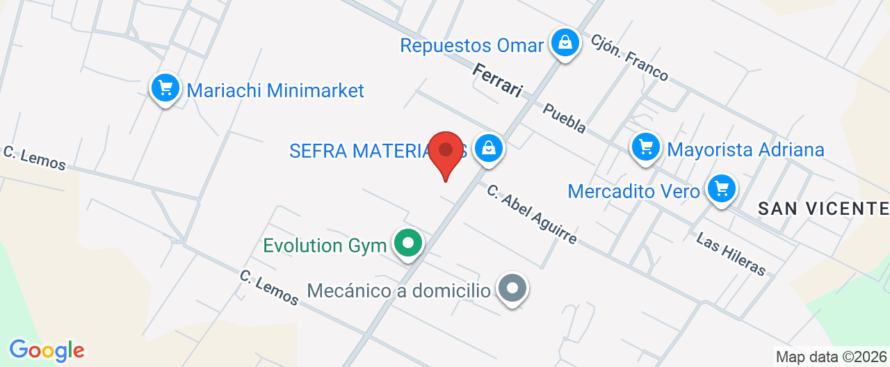 Mapa de la ubicación