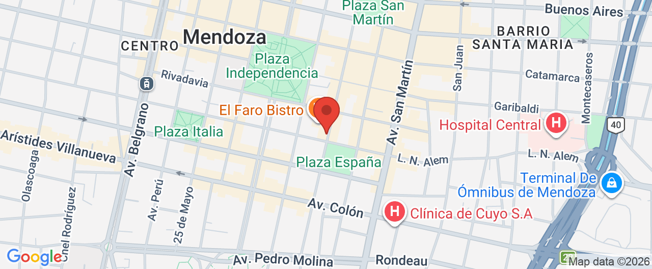 Mapa de la ubicación