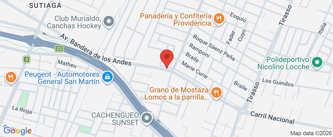 Mapa de la ubicación