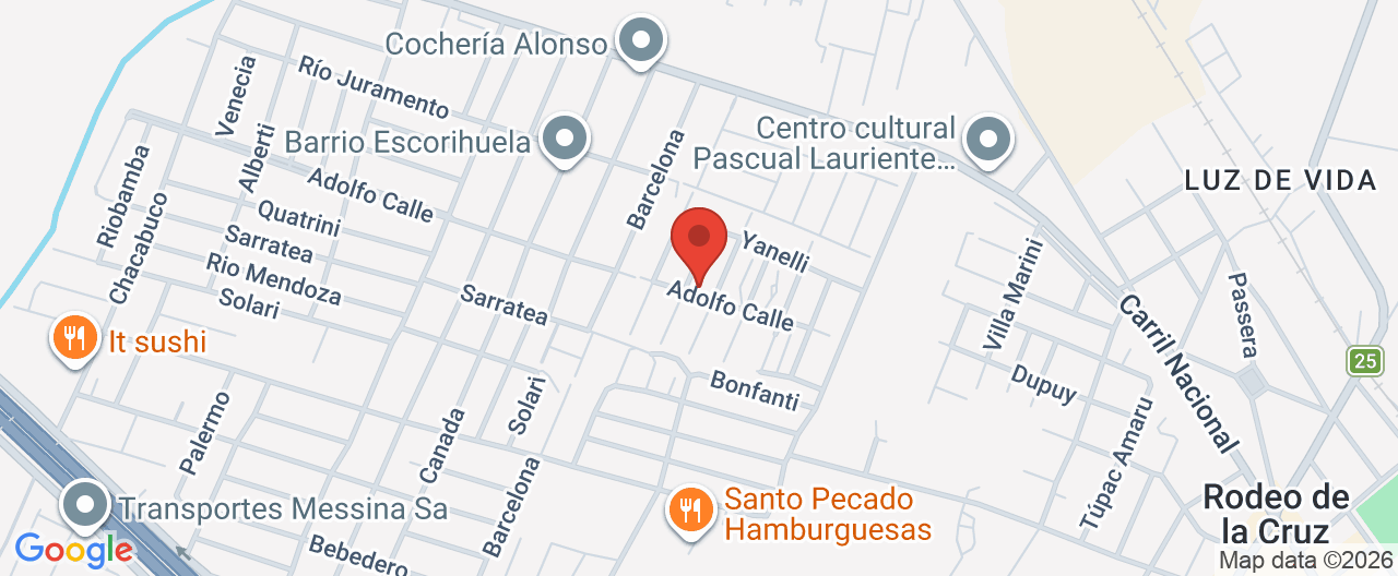 Mapa de la ubicación