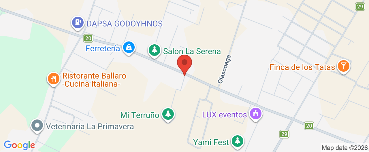 Mapa de la ubicación