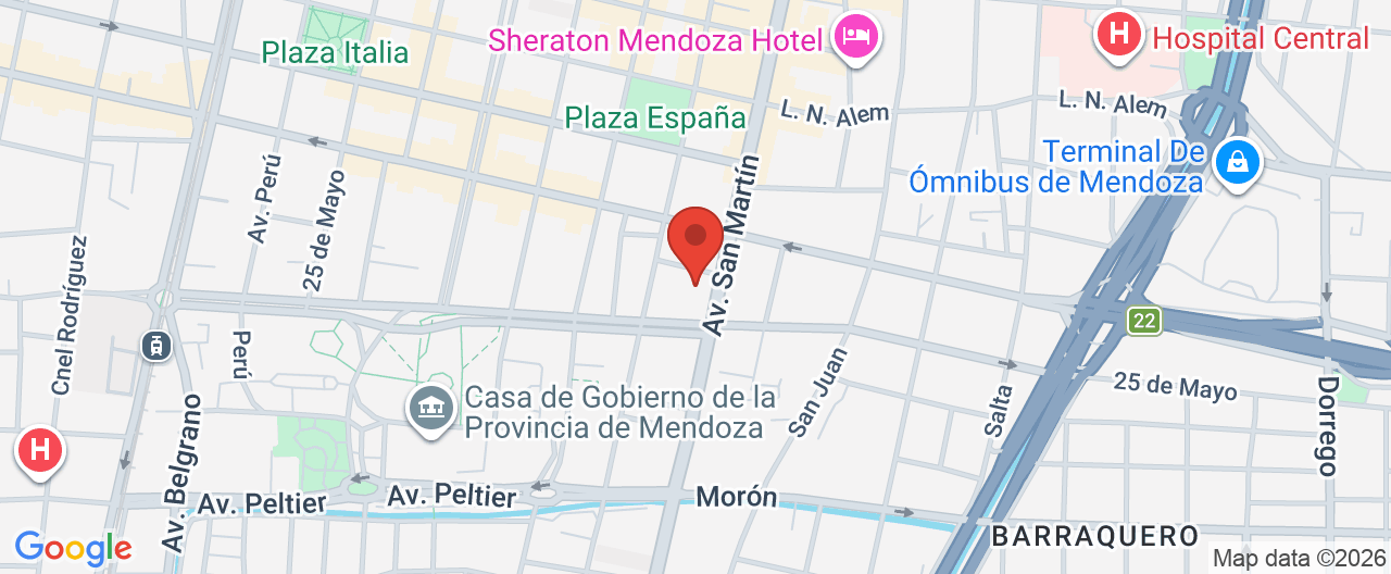 Mapa de la ubicación